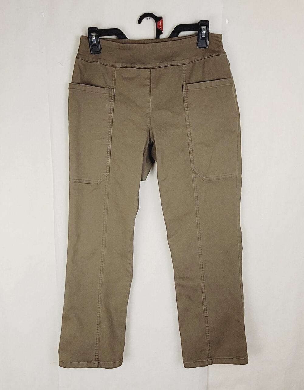 Elliott Lauren green large pocket pull on pants Size 6 Utility Casual Gorpcore